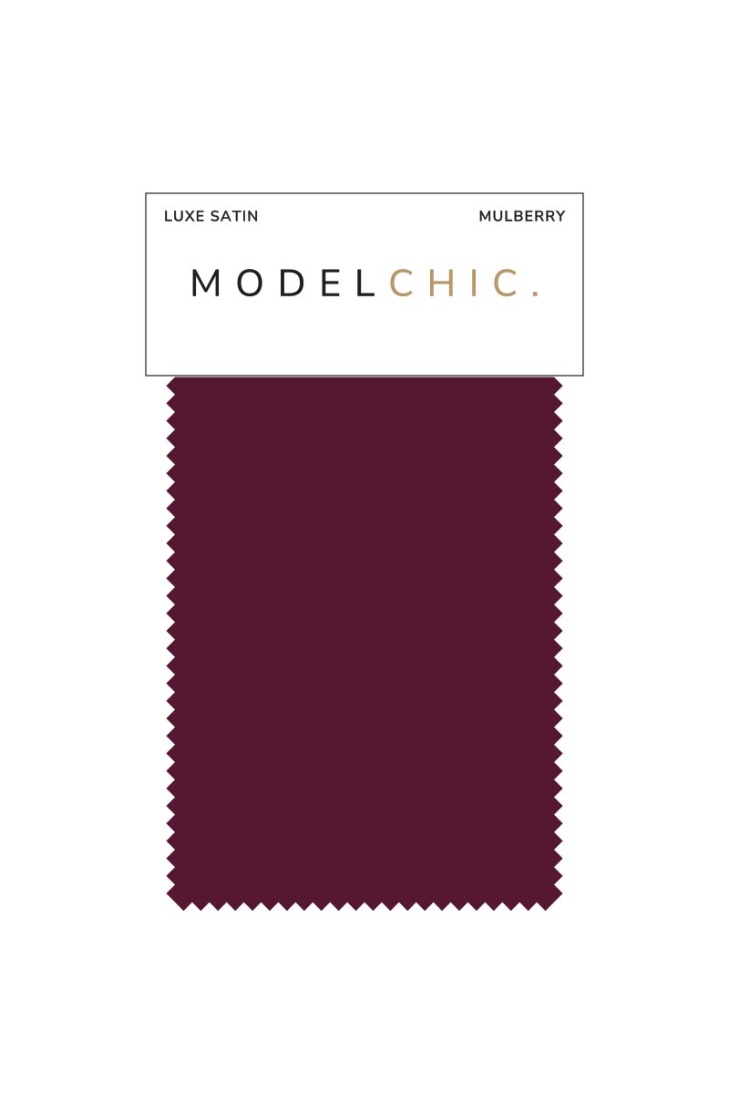 Fabric Sample for Luxe Satin Ballgown Multiway Dresses