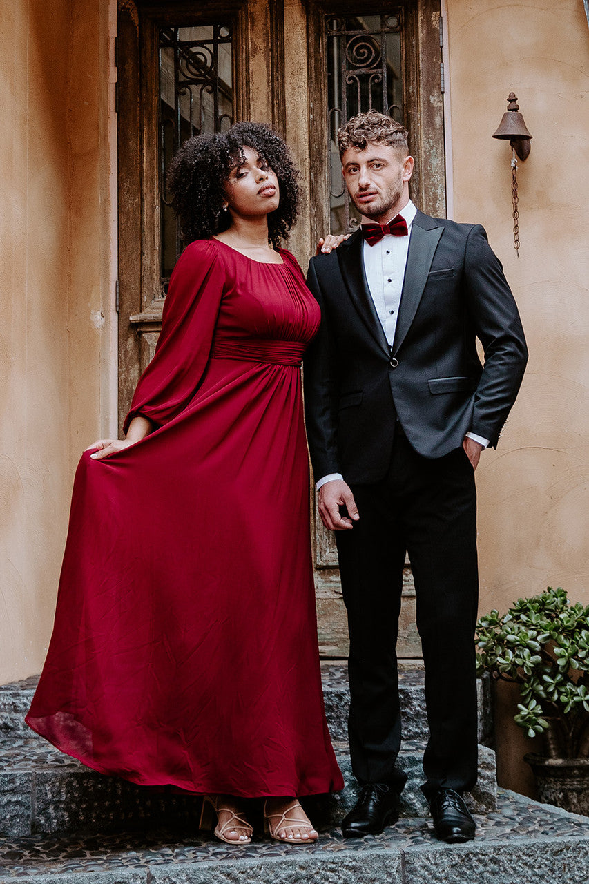 Velvet Groomsmen Bow Tie